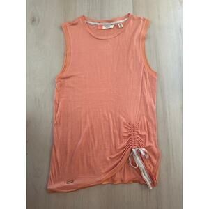 Ted‎ Baker 'Louley' Peach Bow Stripe Casual Lightweight Tank Top Preppy 1/US 2-4